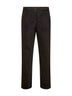 Black cotton denim Logan straight jeans