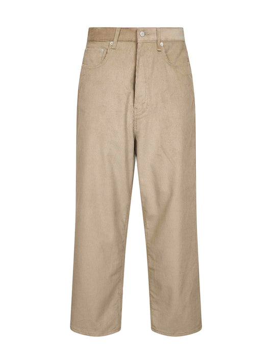 Pantaloni New Jo Velvet Fix in velluto a coste sabbia