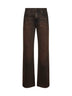 Black cotton denim Korea jeans