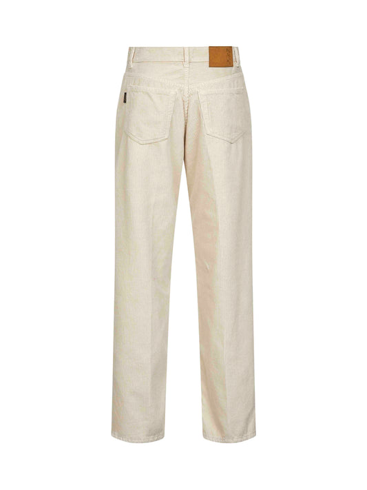Ecru corduroy Bonnie trousers
