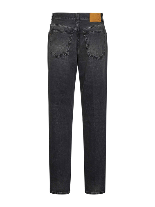 Black cotton denim Bonnie jeans