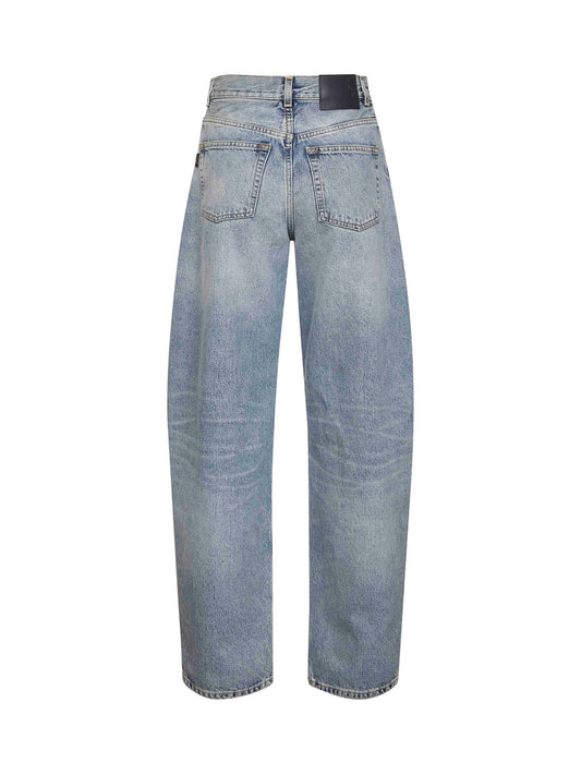 Light blue cotton denim Bibi jeans
