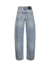 Light blue cotton denim Bibi jeans