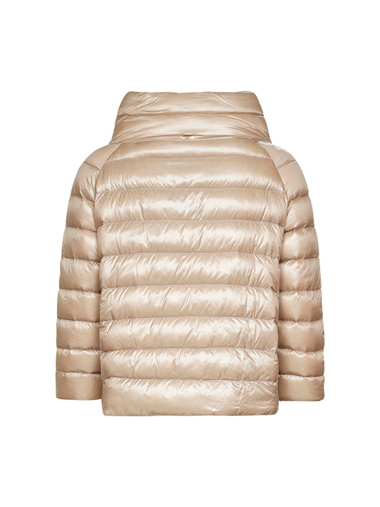 Beige Ultralight Nylon Sofia mini cape