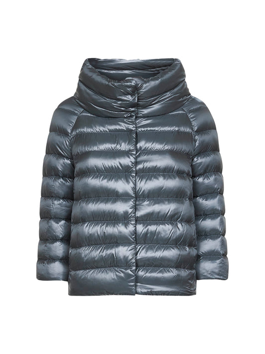Midnight teal Ultralight Nylon Sofia mini cape