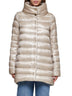 Amelia quilted nylon down jacket