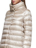 Amelia quilted nylon down jacket