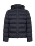 Blue Ecoage hooded down jacket