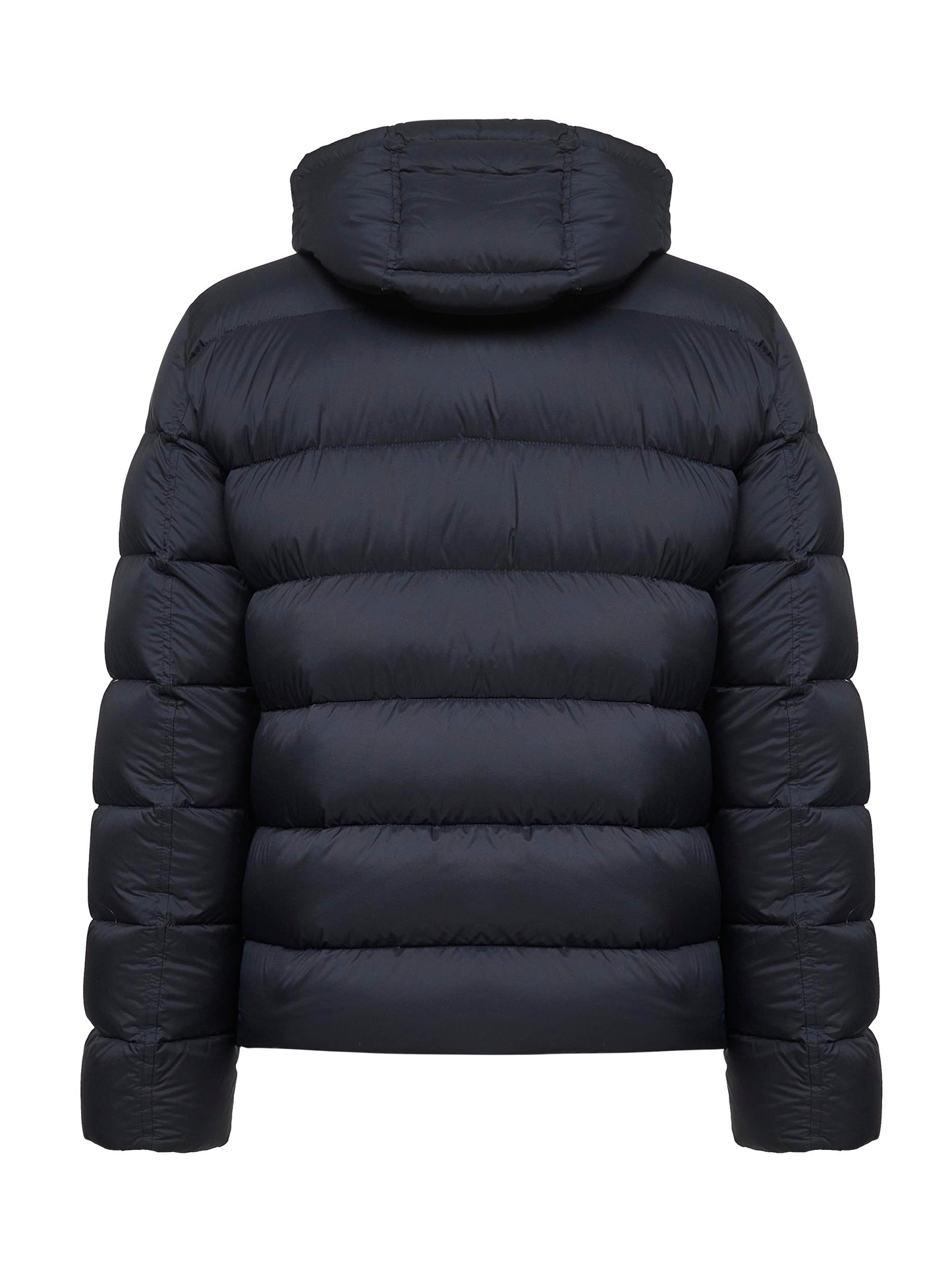 Blue Ecoage hooded down jacket