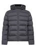 Grey Ecoage hooded down jacket