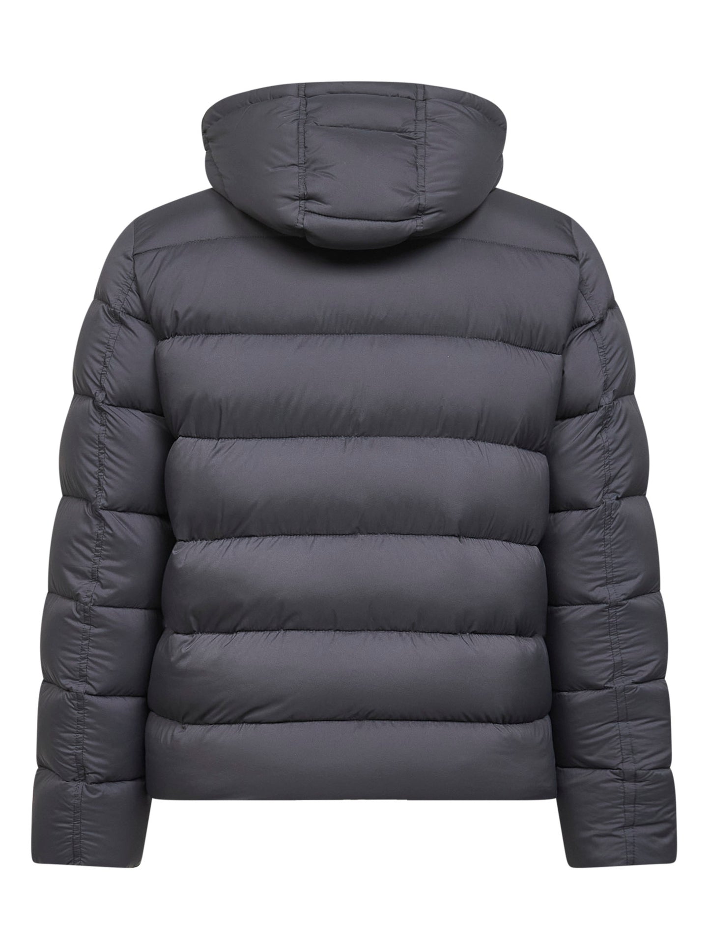 Grey Ecoage hooded down jacket