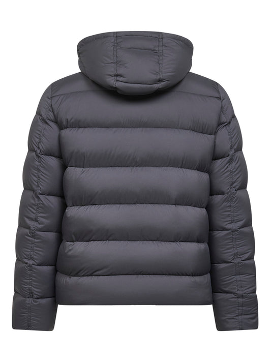 Grey Ecoage hooded down jacket
