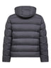 Grey Ecoage hooded down jacket