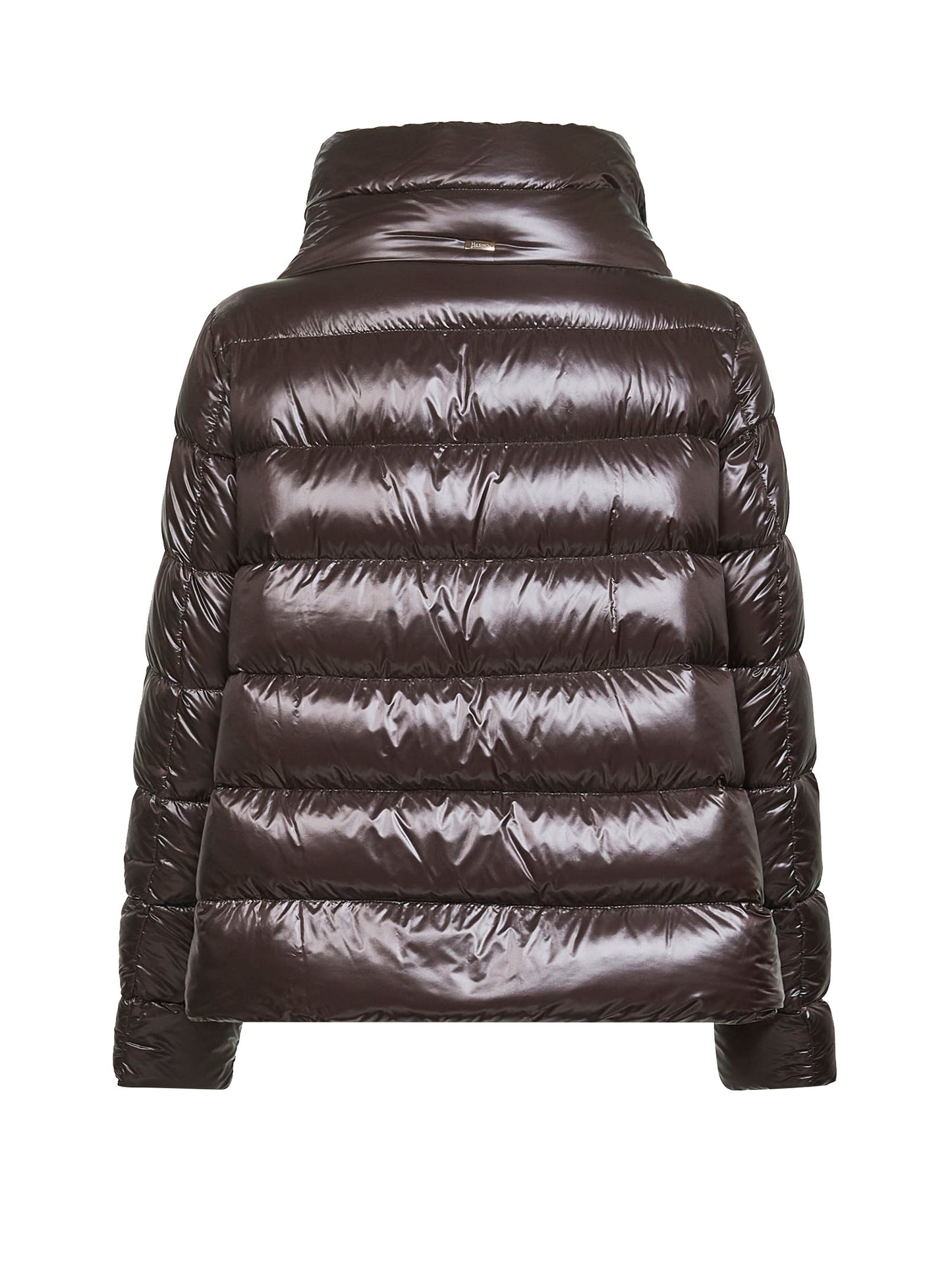 Piumino cappa in Nylon Ultralight marrone