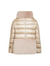 Cappa in Nylon Ultralight e lady alternative fur tortora