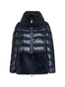 Cappa in Nylon Ultralight e lady alternative fur blu