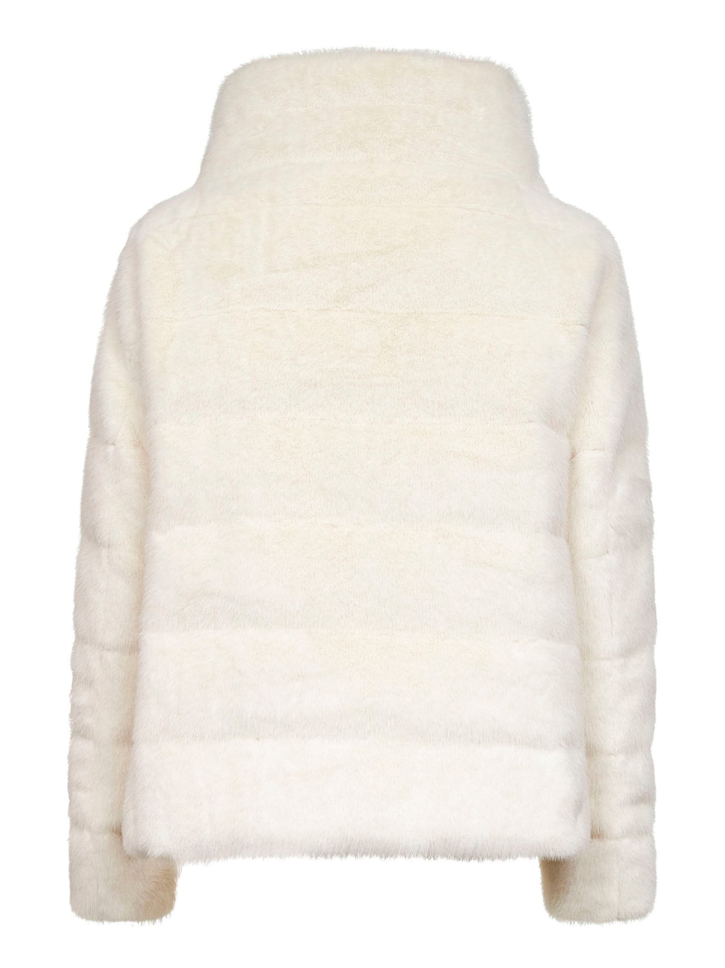 Cappa in lady alternative fur bianco