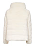 Cappa in lady alternative fur bianco