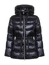 Piumino con cappuccio in Nylon Ultralight nero
