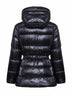 Piumino con cappuccio in Nylon Ultralight nero