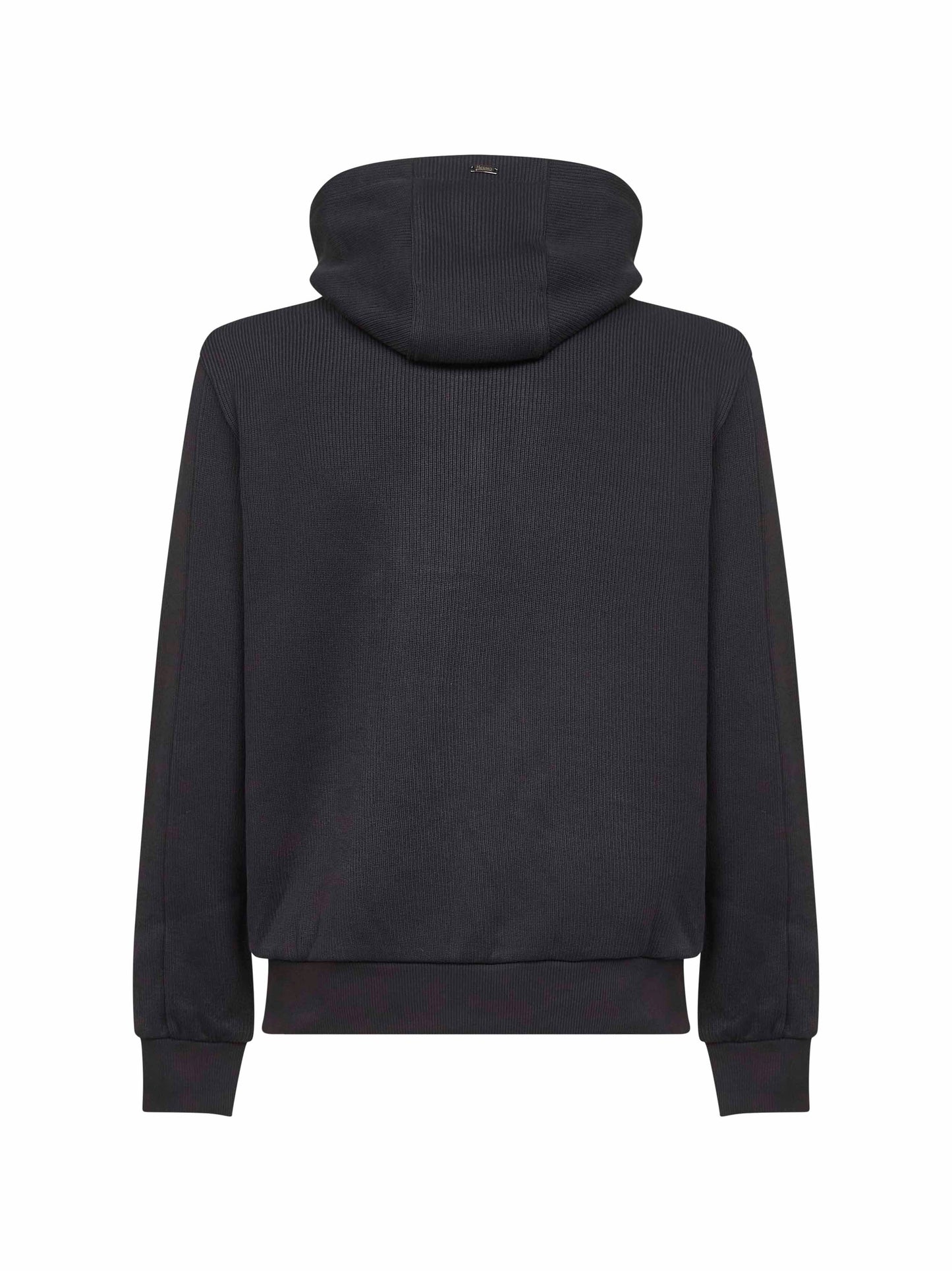 Giacca Resort in knit effect interlock e travel nylon Ponente blu