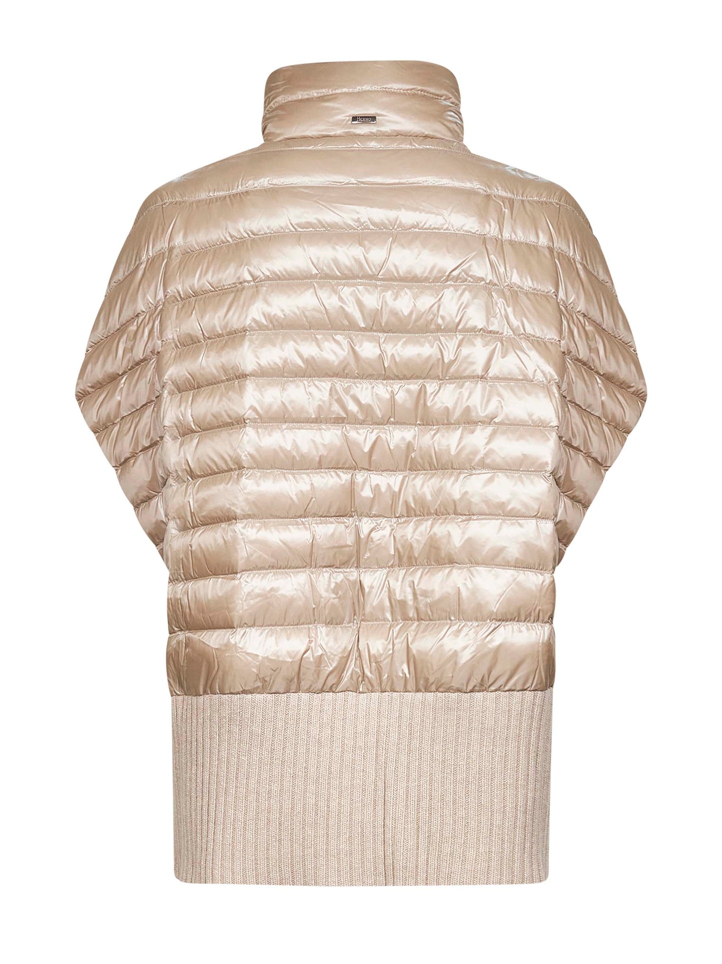 Ivory knit and Ultralight Nylon Resort poncho