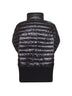 Black knit and Ultralight Nylon Resort poncho<BR/>