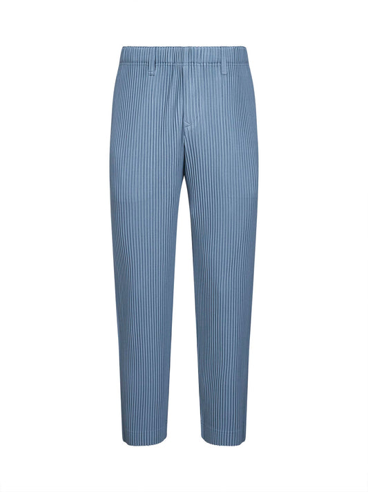 Slate blue TAILORED PLEATS 1 trousers