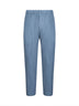 Slate blue TAILORED PLEATS 1 trousers