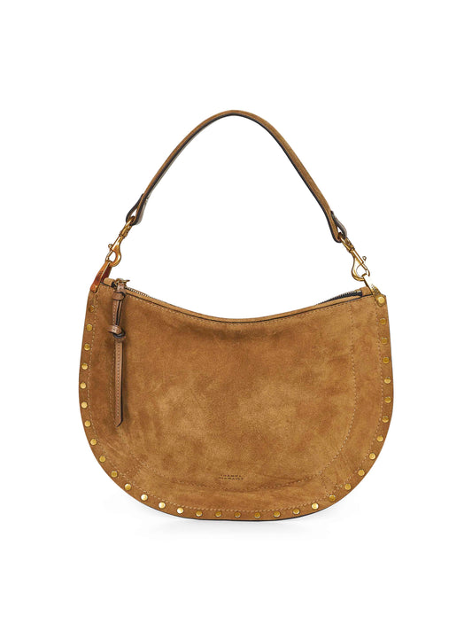 Taupe Oskan Soft Zip shoulder bag