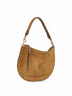 Taupe Oskan Soft Zip shoulder bag
