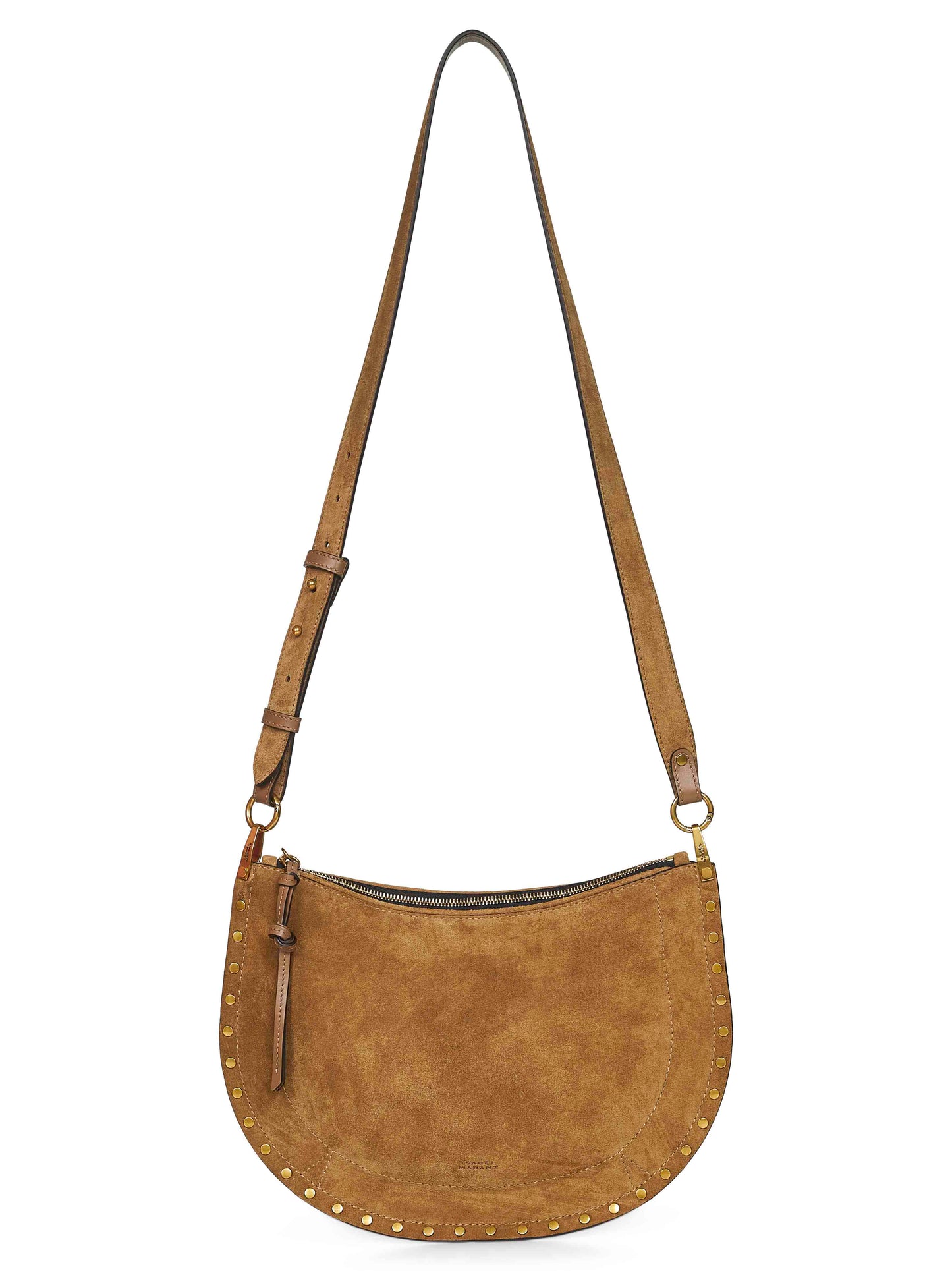 Taupe Oskan Soft Zip shoulder bag