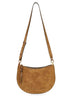Taupe Oskan Soft Zip shoulder bag