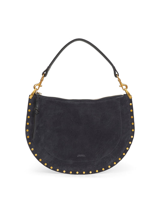 Black midnight Oskan Soft Zip shoulder bag