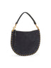Black midnight Oskan Soft Zip shoulder bag