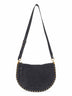 Black midnight Oskan Soft Zip shoulder bag