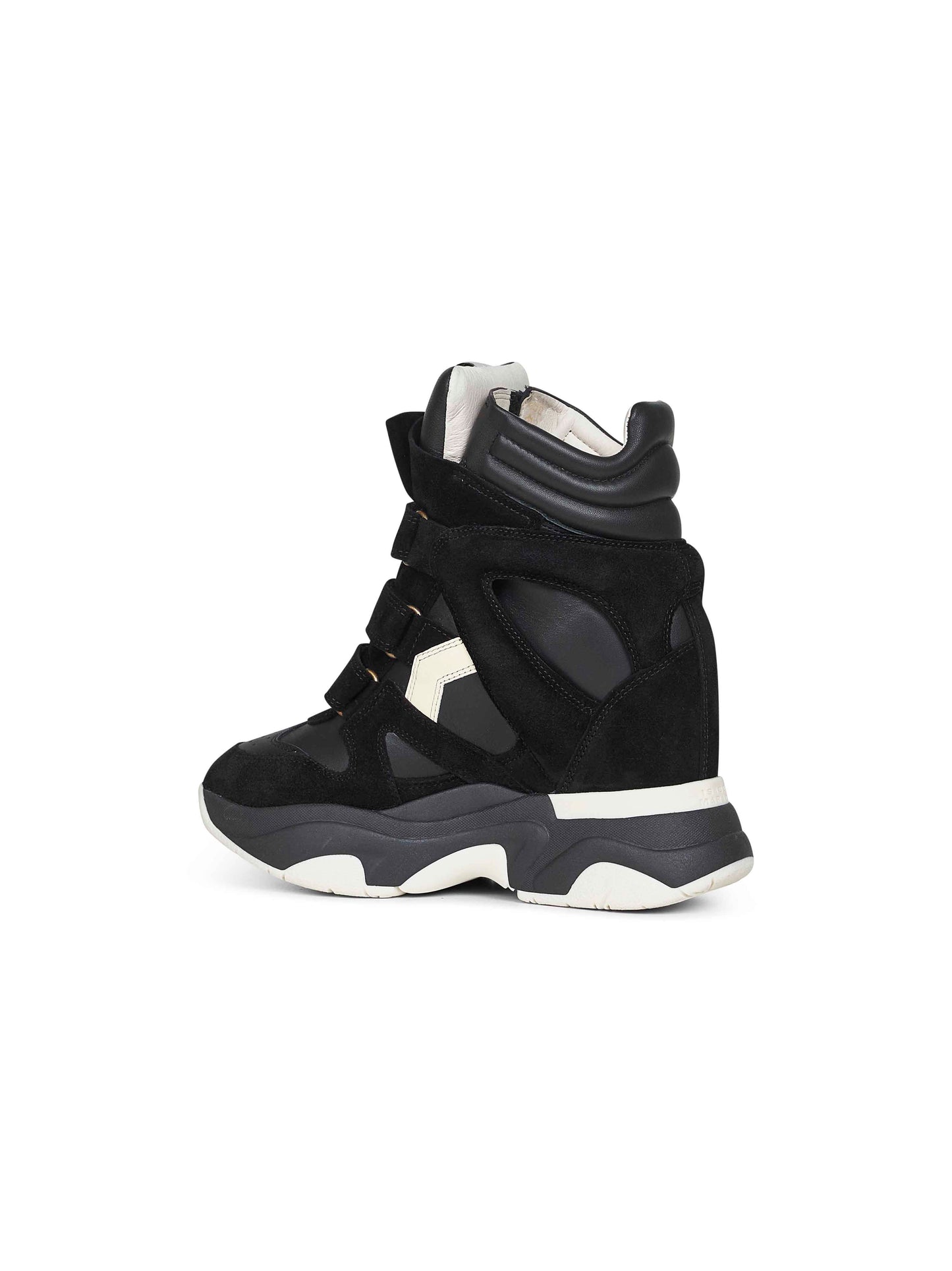 Sneakers con zeppa Balskee in pelle nera