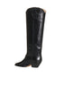 Denvee Western Boots in Calfskin Leather