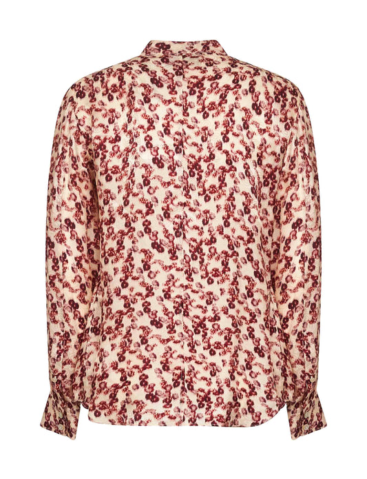 Floral print jacquard Ilda shirt