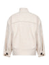 Ecru wool blend Hanis short coat