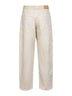 Ecru denim Oriane barrel jeans