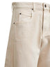 Ecru denim Oriane barrel jeans
