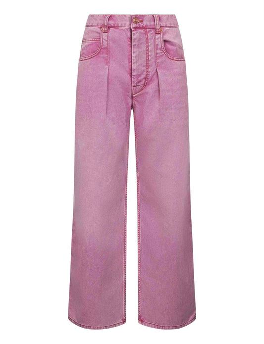 Jeans Rodaynaf in denim rosa
