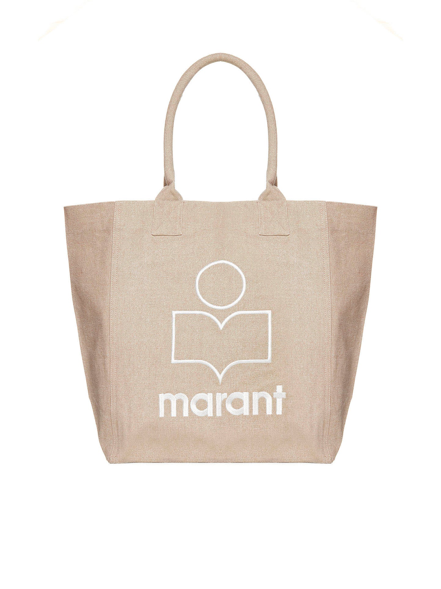 Borsa con logo ricamato in cotone