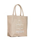 Borsa con logo ricamato in cotone