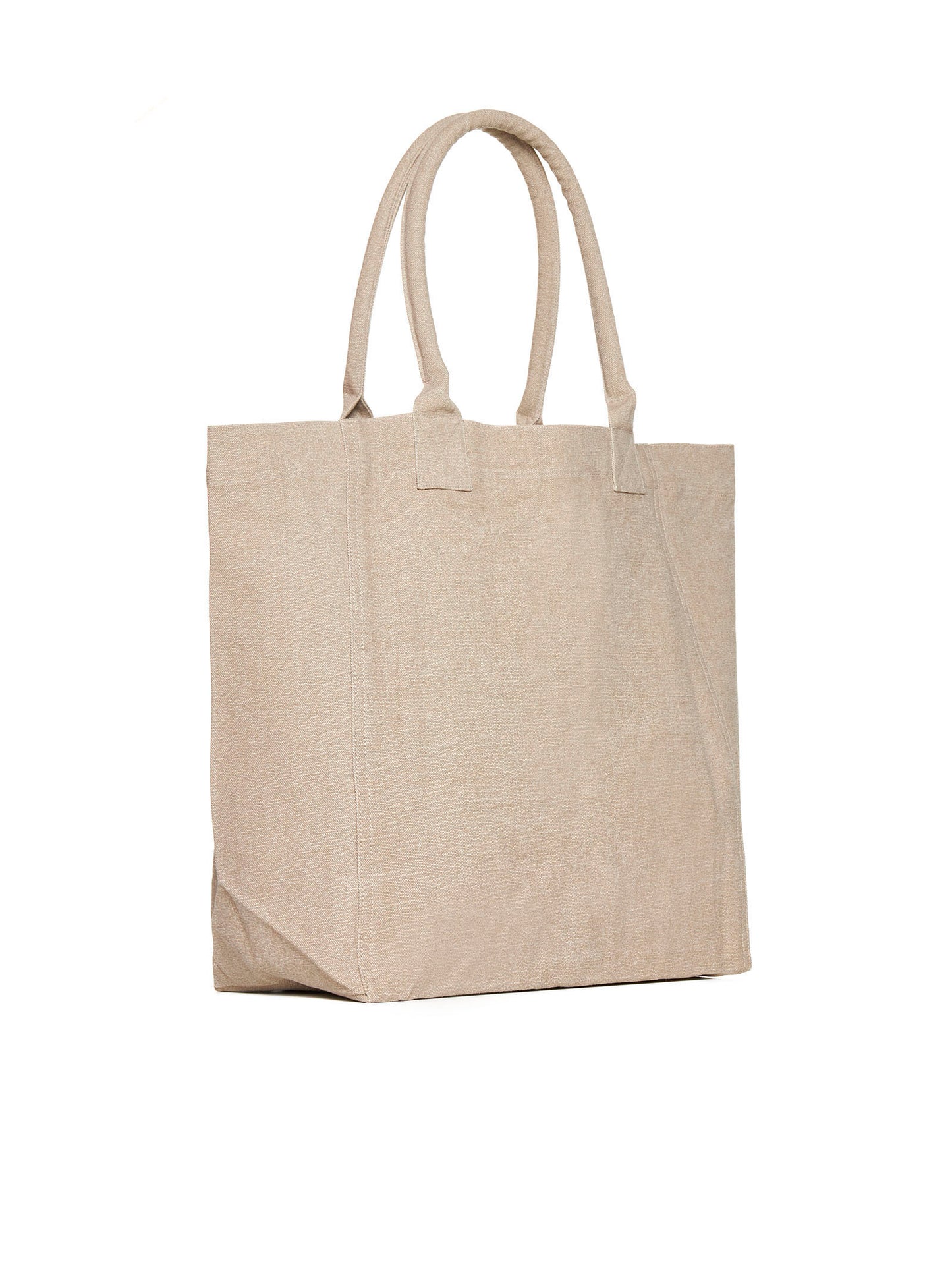 Borsa con logo ricamato in cotone