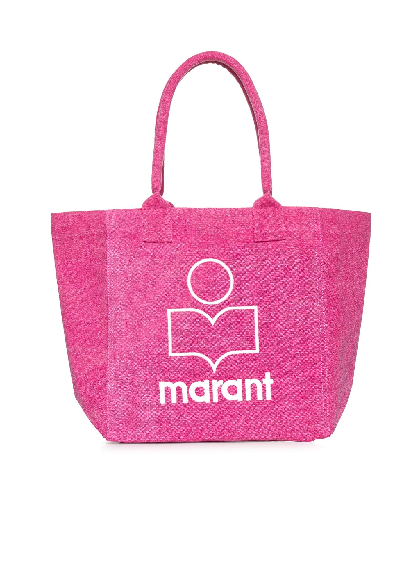 Small Yenky bag in faded-effect cotton with logo