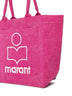 Small Yenky bag in faded-effect cotton with logo