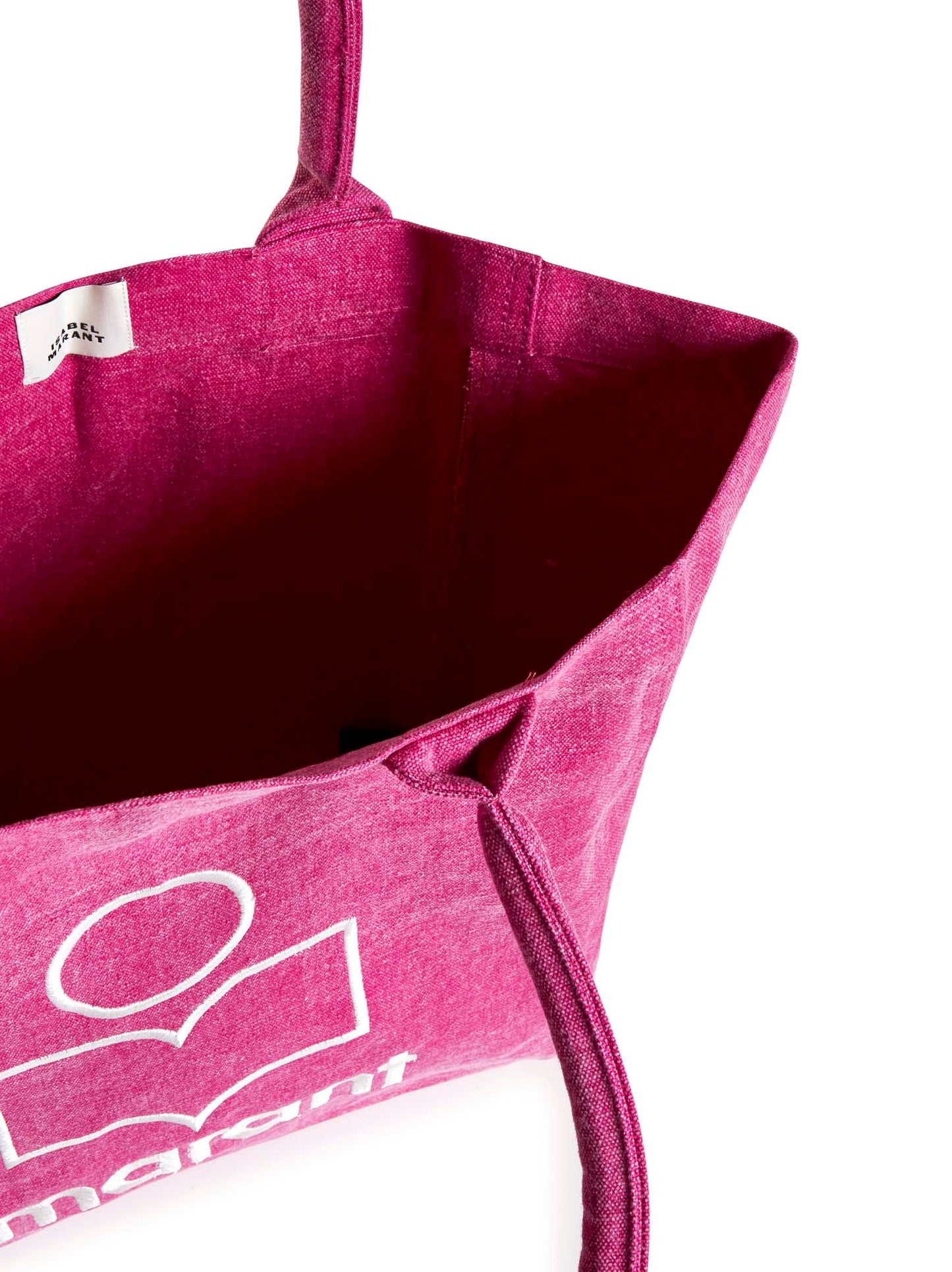 Small Yenky bag in faded-effect cotton with logo