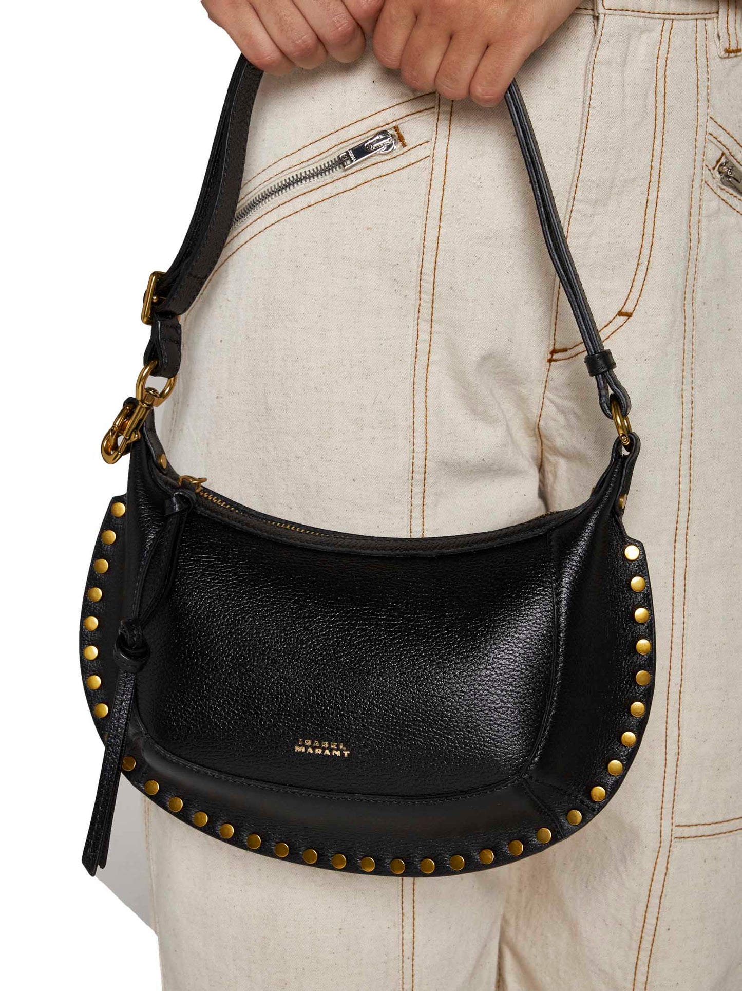 Oskan Moon shoulder bag in soft leather